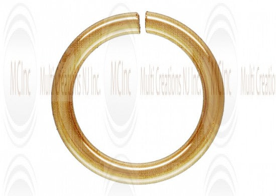 14 K Yellow Gold Open Jump Rings : 22 Guage (Available in 4 Sizes)