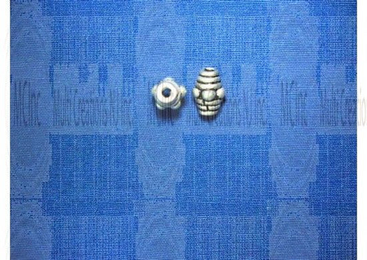 Bali silver beads, 5mm, jewelry making findings, wholesale
