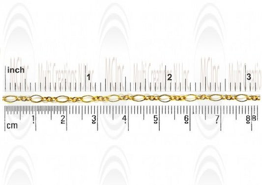 CHFKE423 : GF Link Chain : Eye Shape 4.6x2.5 mm
