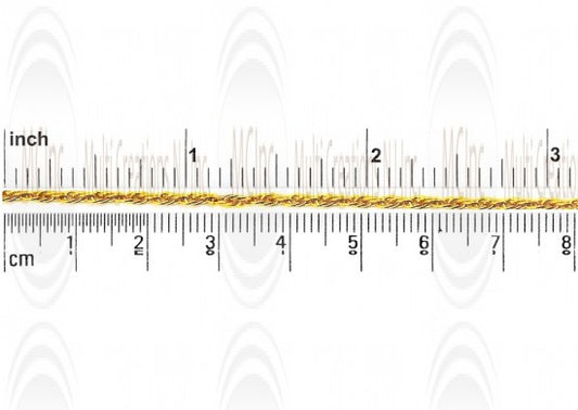 CHFP3 : GF Rope Chain 2.5 mm
