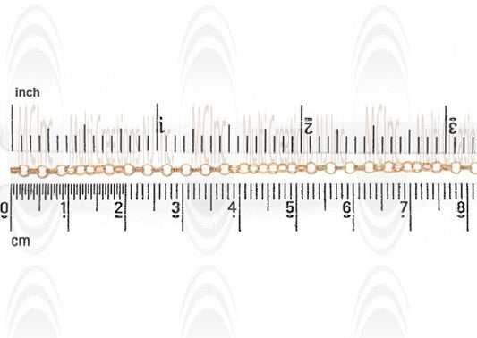 CHFR25 : GF Rolo Chain : 2.4 mm