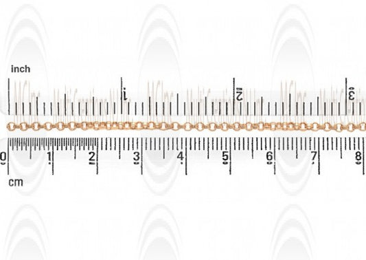 CHFR25H : GF Rolo Chain : 2.4 mm HEAVY