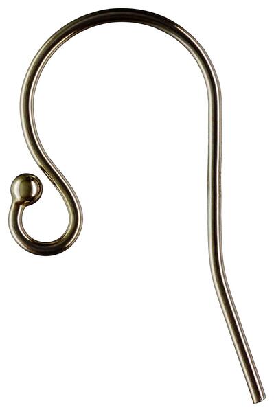 Sterling Silver Ball end Ear Wires