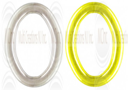 Oval jump ring, closed, jewelry making finding, wholesale