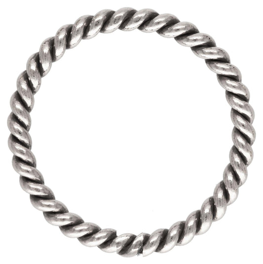 Sterling silver twisted ring, jewelry making finding, wholesale