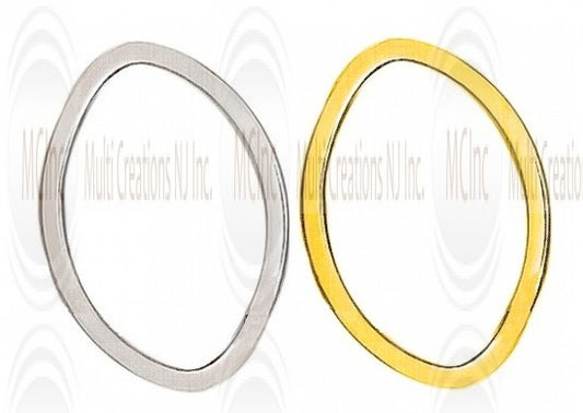 Eye shape link, 20x13mm, jewelry making finding, wholesale