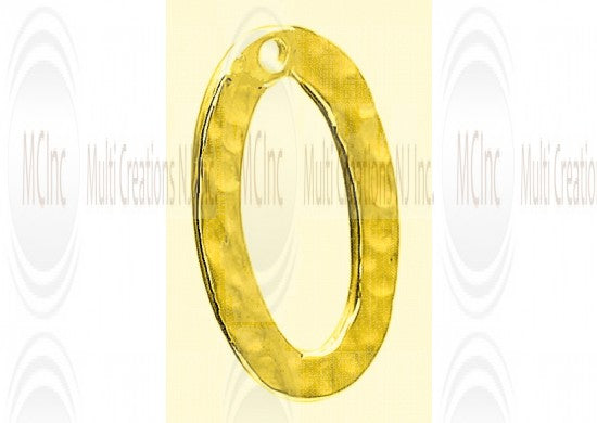 LKOFT1510 : Textured + Plain Links w/hole : Oval 15x10 mm
