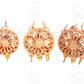 14 K Yellow Gold Filigree Box Clasp : Round 12.5 mm (Available in 3 Variations)