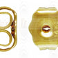 14 K Yellow Gold Push Back Ear Nuts (Available in 2 Sizes)