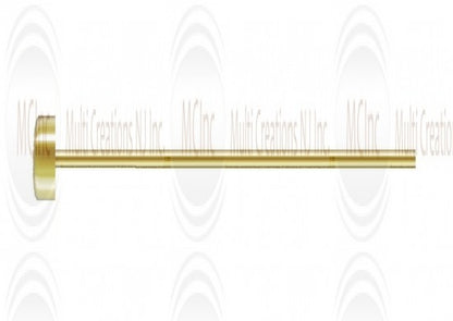 14 K Yellow Gold Flat Head Pin : 24 Guage (Available in 2 Sizes)
