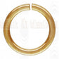 14 K Yellow Gold Open Jump Rings : 22 Guage (Available in 4 Sizes)