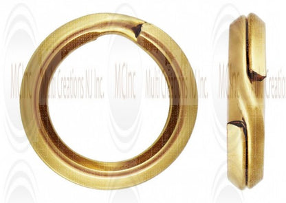 14 K Yellow Gold Split Rings (Available in 2 Sizes)