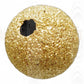 14 K Yellow Gold Stardust (Laser Cut) Beads (Available in 4 Sizes)