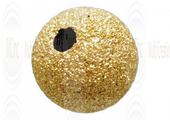 14 K Yellow Gold Stardust (Laser Cut) Beads (Available in 4 Sizes)