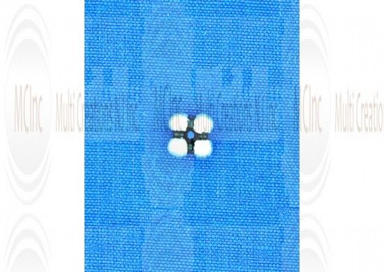 4-DOT DAISY  Bali Silver 4-dot Daisy Spacers (Available in 2 Sizes)
