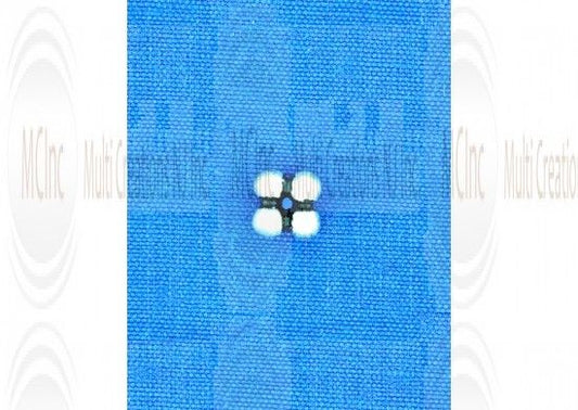 4-DOT DAISY  Bali Silver 4-dot Daisy Spacers (Available in 2 Sizes)