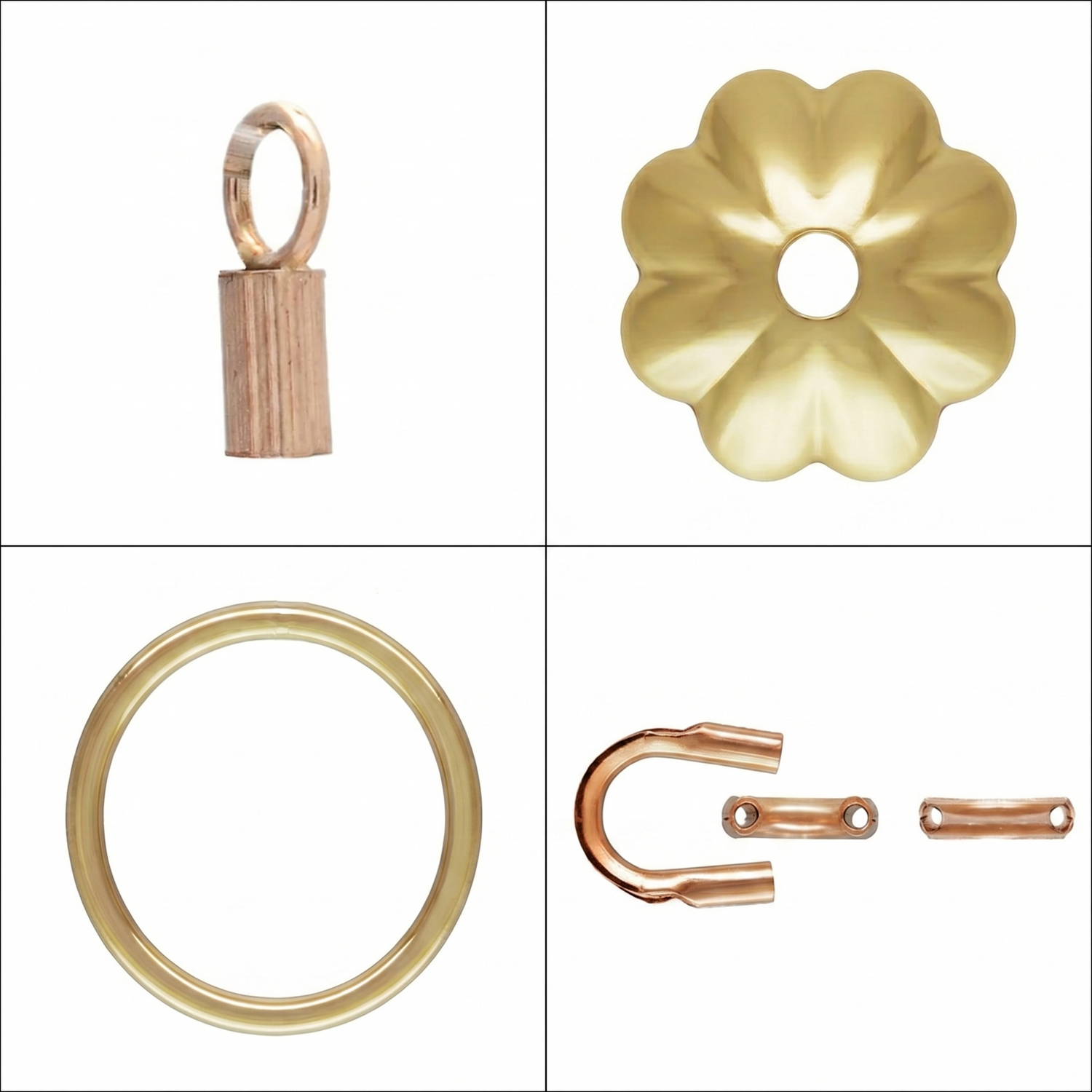 Jump Rings, End Caps, Bead Caps & Wire Guards