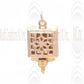 BCF : Gold Filled Filigree Box Clasps  - Square - 8.5 mm