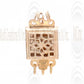 BCF : Gold Filled Filigree Box Clasps  - Square - 8.5 mm