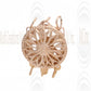 BCRF : Gold Filled Filigree Box Clasps  - Round - 12.5 mm