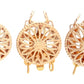 BCRF : Gold Filled Filigree Box Clasps  - Round - 12.5 mm