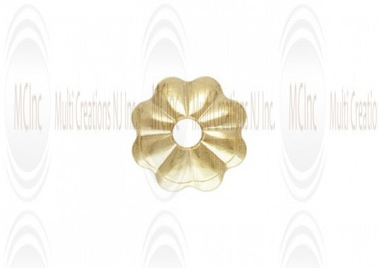 CF100 : GF Bead Cap - Flower - 4 mm
