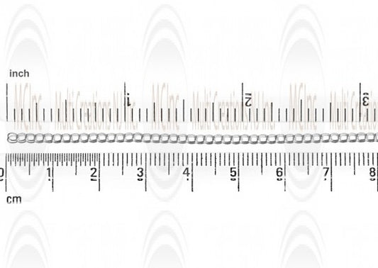 Curb Chain : 2 mm  Double Linked 