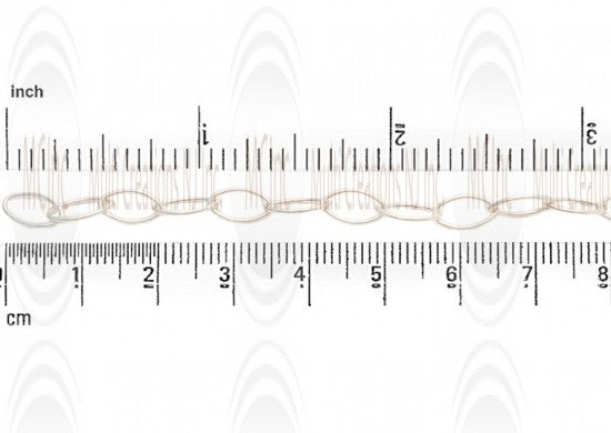 Eye Shape Cable Chain : 13.5x7.15 mm 