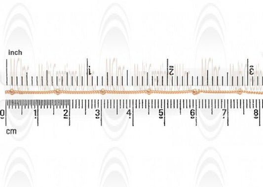 CHFBR2 : GF Satellite Chain with 1.8 mm Round Beads