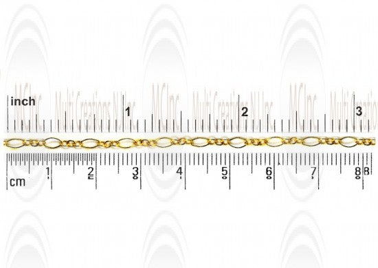 CHFKE423 : GF Link Chain : Eye Shape 4.6x2.5 mm