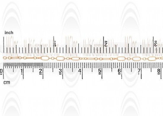CHFKE523 : GF Link Chain : Eye Shape 5.4x2.5 mm