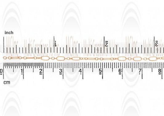 CHFKE523 : GF Link Chain : Eye Shape 5.4x2.5 mm