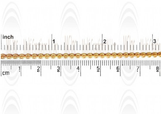 CHFKNO34 : GF Paper Clip Link Chain : 4.3x2.2 mm Link (Heavy)