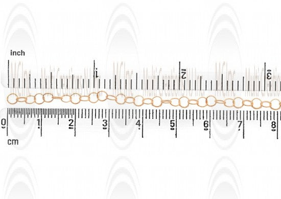 CHFNT3 : GF Twisted Round Cable Chain : 3.4 mm