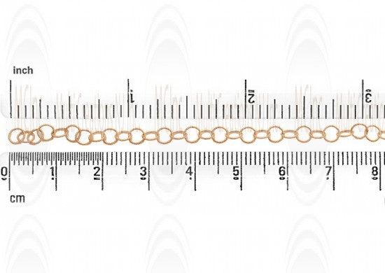 CHFNT5 : GF Twisted Round Cable Chain : 4.9 mm