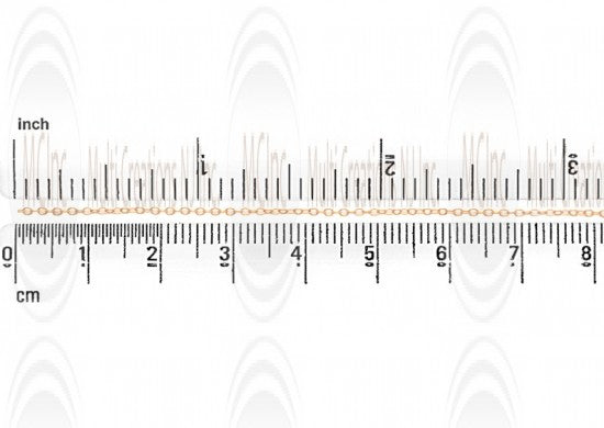 CHFO11 : GF Oval Cable Chain : 1.5x1.15 mm 
