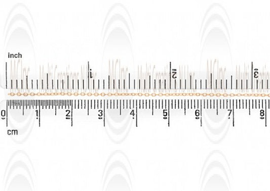 CHFO11 : GF Oval Cable Chain : 1.5x1.15 mm 