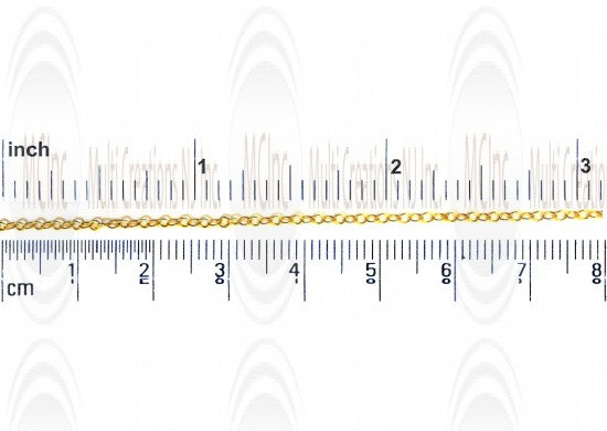 CHFO20 : GF Oval Cable Chain : 2x1.7 mm