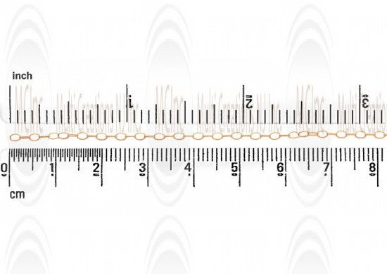 CHFOT32 : GF Twisted Oval Cable Chain : 3.35x2.15 mm
