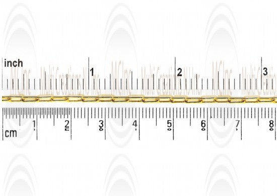 CHFQ52 : GF Paper Clip Chain 5x2 mm