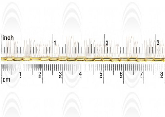 CHFQ52 : GF Paper Clip Chain 5x2 mm