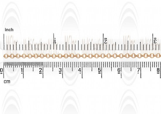 CHFR20 : GF Rolo Chain : 2 mm