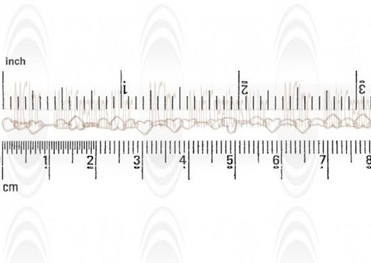 Heart Shape Cable Chain : 5.4 mm 