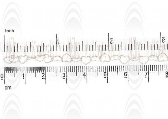 Heart Shape Cable Chain : 8 mm 