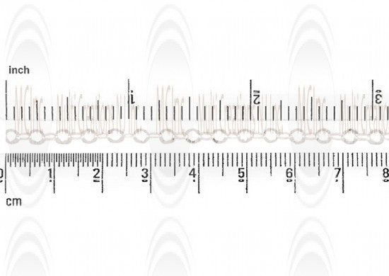 Round Flat Textured Cable Chain : 3.8 mm