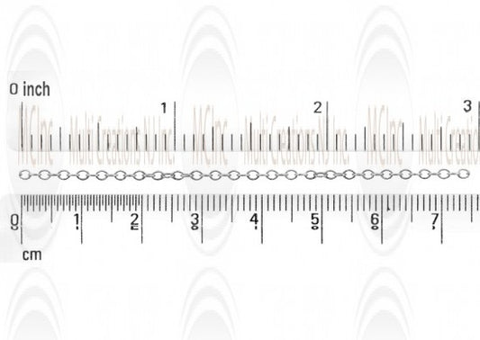 Round Twisted Cable Chain : 1.9 mm