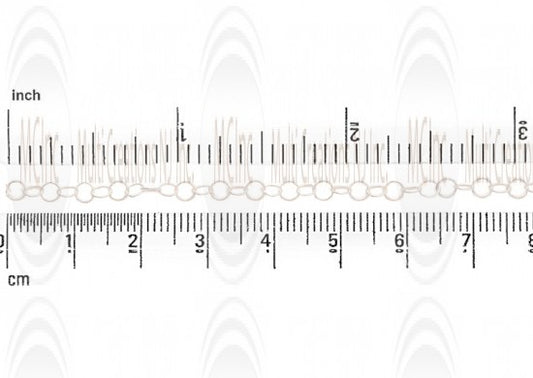 Round Twisted Cable Chain : 3.4 mm