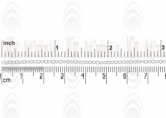 Oval Cable Chain : 2.2x1.8 mm 