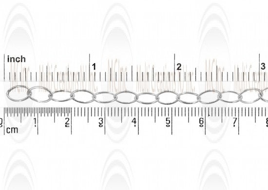 Oval Cable Chain : 8x6 mm 