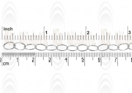 Oval Cable Chain : 8x6 mm 